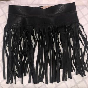 Bcbg fringe belt . Used once
